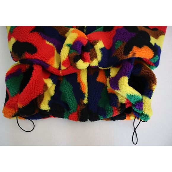 UGG 1143133 Unisex Sz XXS/XS Multicolor Olympia Pride Hooded Fuzzy Jacket - Picture 13 of 16